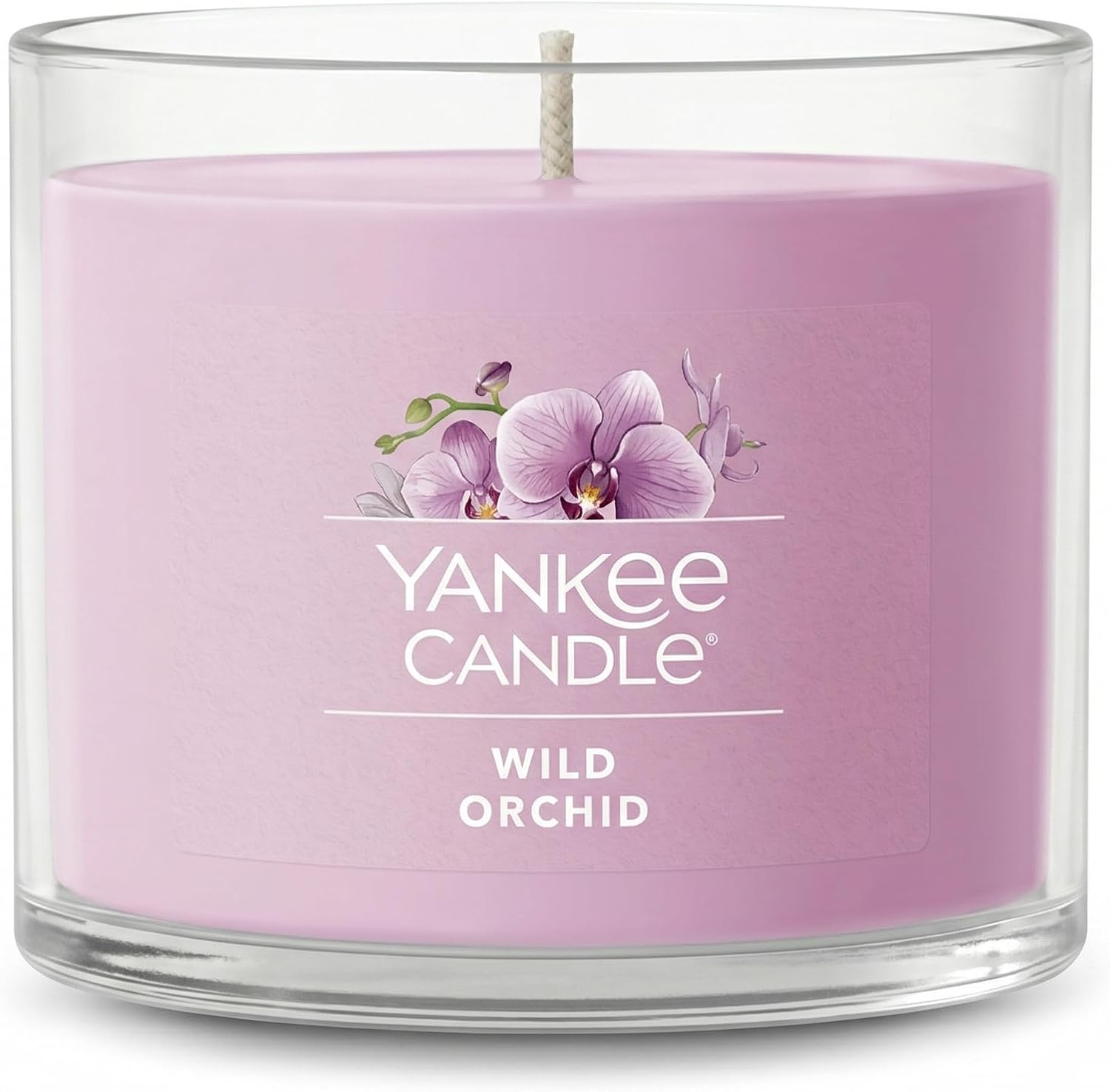 Yankee Candle Signature Votive Mini Candle Jars Blossoming Florals Variety Pack, 1 Lemon Lavender, 1 Wild Orchid, 1 Sakura Bloom Festival, 1 Lilac Blossoms Variety Pack