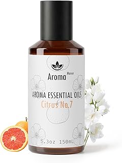 Scent for Diffuser - Citrus No.7 - Luxury Hotel Inspired Home Aromatherapy Diffuser Oil - Lemon, Juicy Citrus and Blood Orange - for Diffuser, Humidifier, Ultrasonic, Reed - 150ML