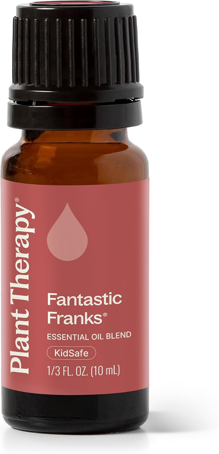 Plant Therapy Fantastic Franks Essential Oil Blend, 10 mL (1/3 oz), Made with 100% Pure Essential Oils, Contains Frankinense Carterii, Frereana, Papyrifera, and Sacra
