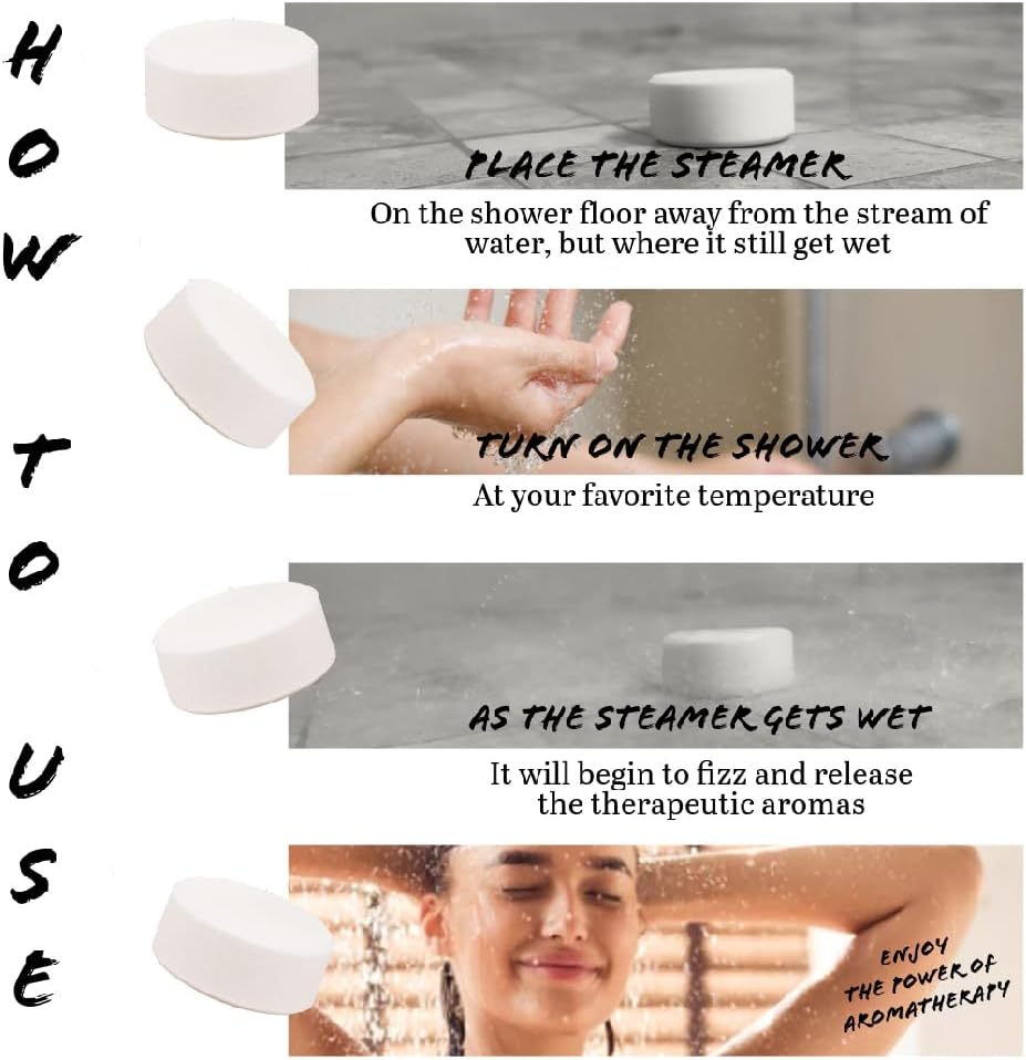 Shower Steamers Aromatherapy 15 Pack - with Essential Oils, Fathers Day Gift for dad, Birthday Gifts for Women, Relaxation Stress Relief Self Care, Home SPA, Teacher Appreciation Gift- Lavender