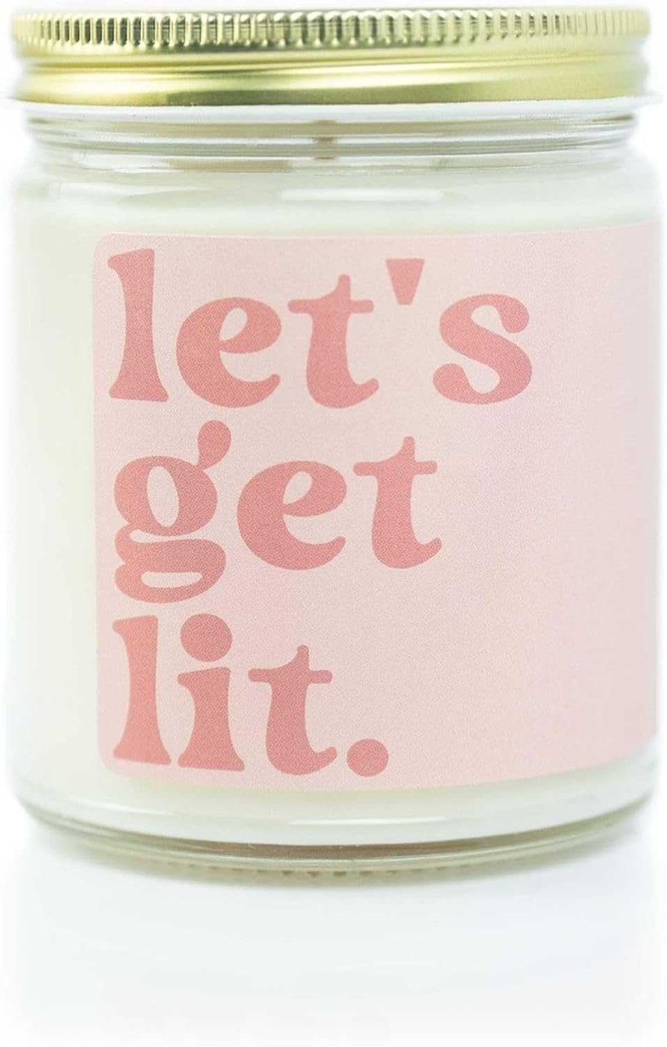 Austy Lou Soy Candle – Let’s Get Lit, 9oz – Marine Amber Musk Scent, Natural Ingredients, Hand-Poured in USA, Long-Lasting Burn, Vegan & Paraben-Free