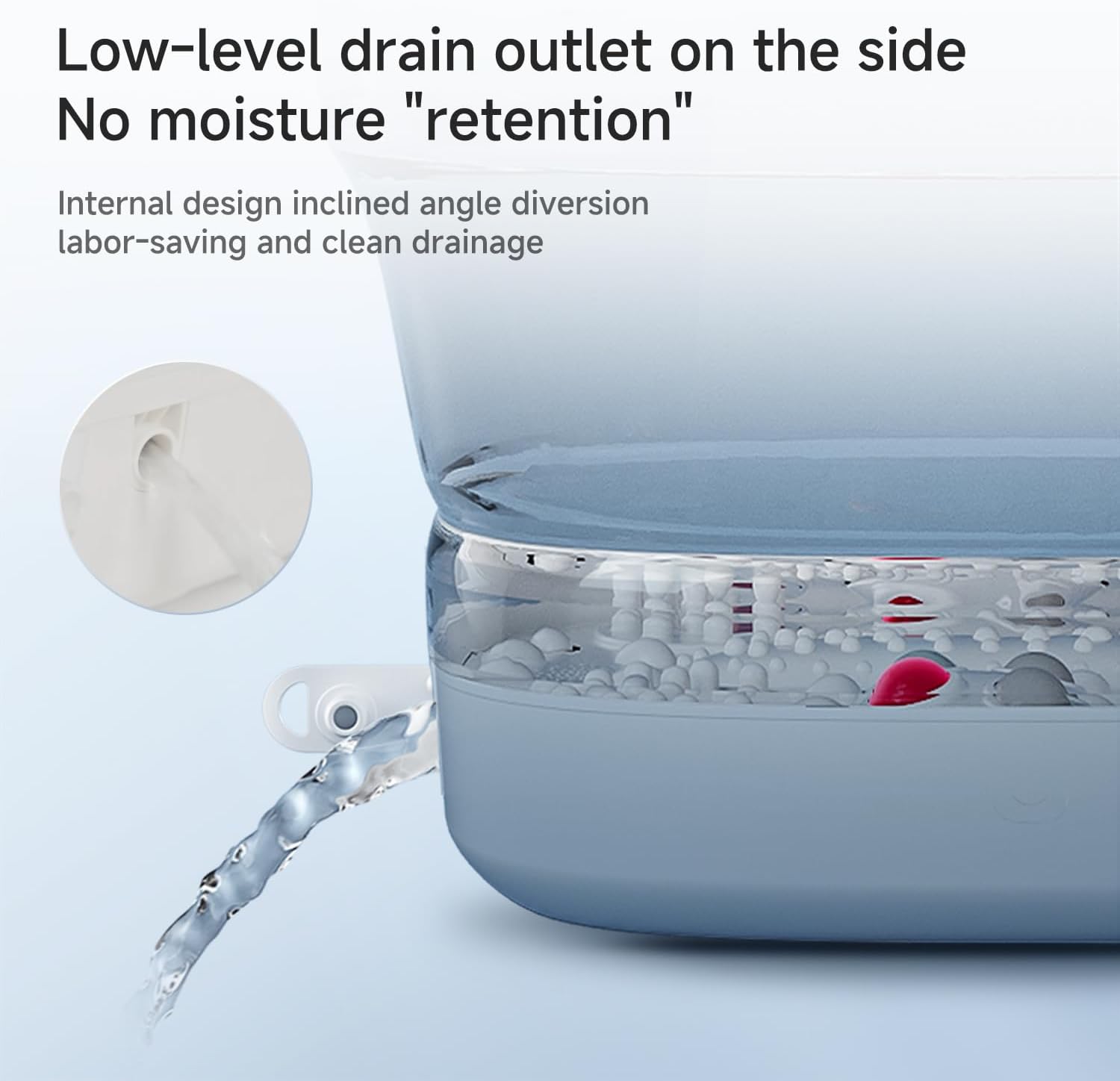 Collapsible Foot Spa Massage with Water and Electricity Separation System,Foot Bath with Three Level Temperature Control,Bubble,Remote,Red Light,Timer,and Four Set Electric Massage Balls