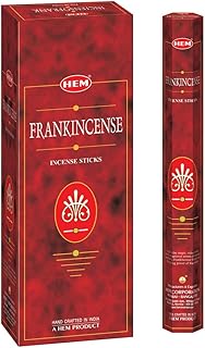 Frankincense - Box of Six 20 Sticks Tubes, 120 Sticks Total - HEM Incense From India | Frankincense fragrance incense sticks.