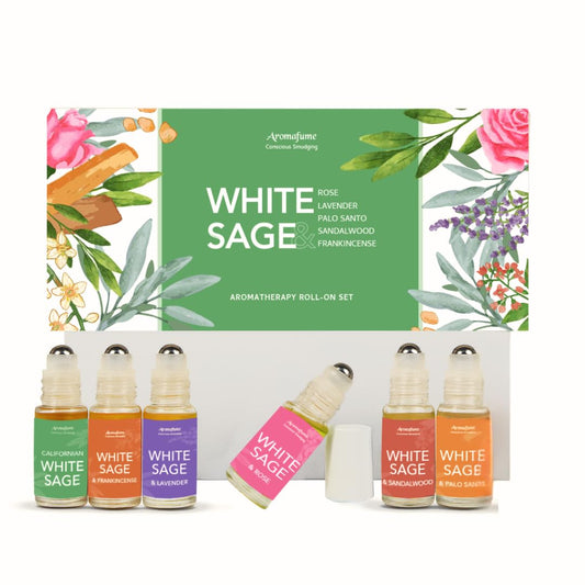 White Sage Roll-On Oil Set