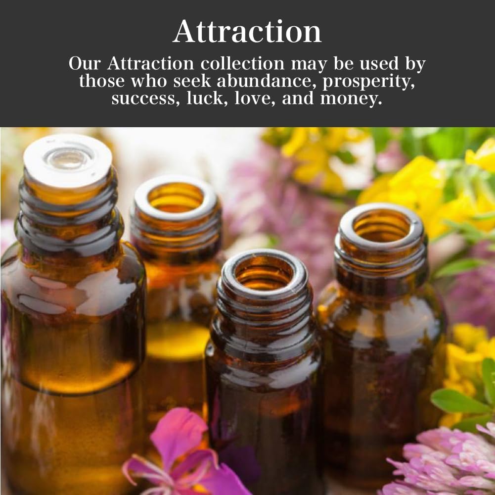Attraction Pure Essential Oil Aromatherapy Blend for Manifestation, Abundance, Money, Love & Prosperity
