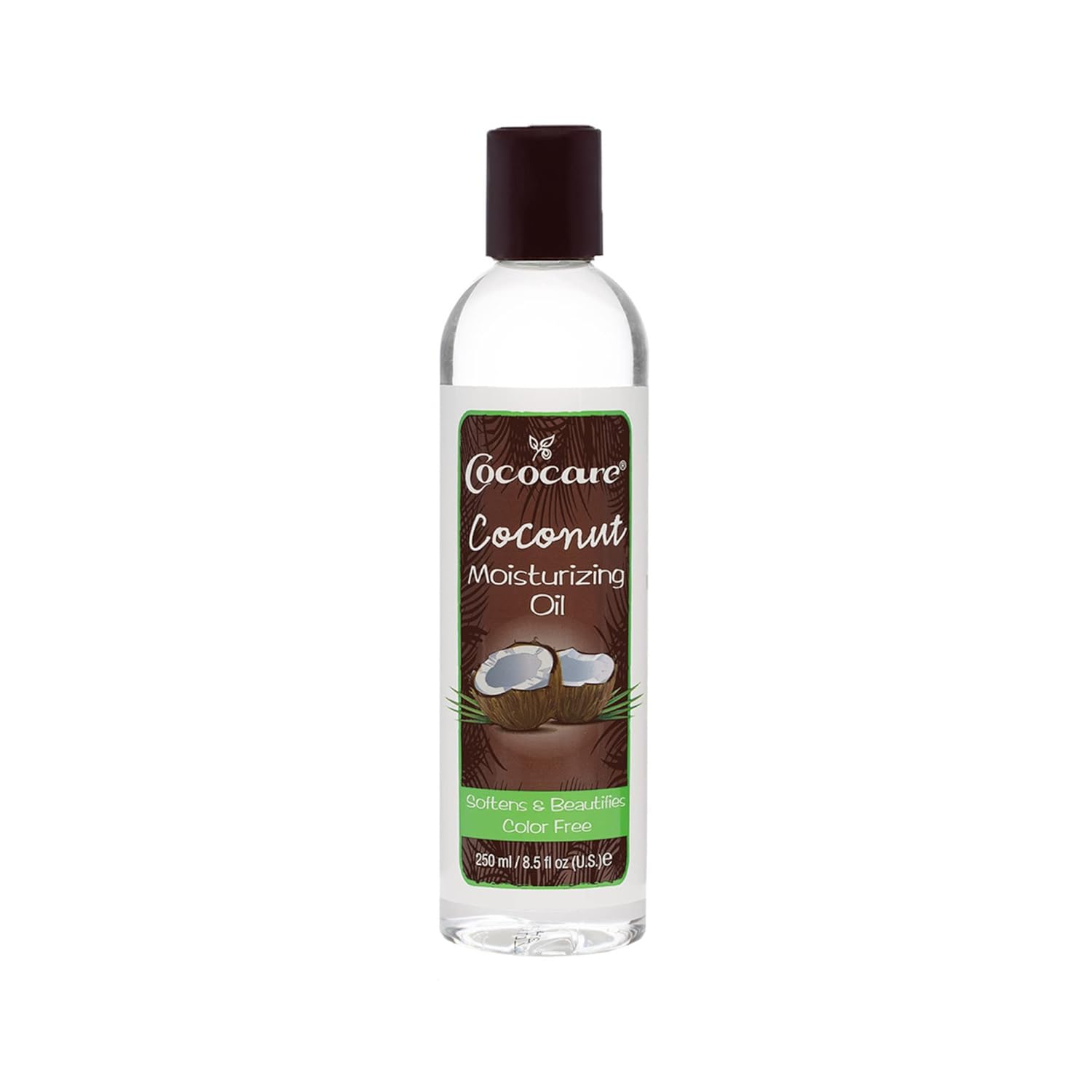 Cococare Coconut Moisturizing Oil 8.5 Fl Oz. - Formulated with Natural Coconut Oil - Lightweight