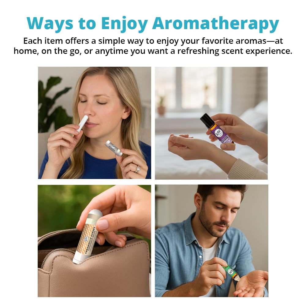Wild Essentials Autumn Dance Aromatherapy 2-Pack – Roll-On & Nasal Inhaler – Seasonal Comfort Blend with Cinnamon, Eucalyptus, Frankincense, Helichrysum, Lemon, Marjoram, Black Pepper & Spruce