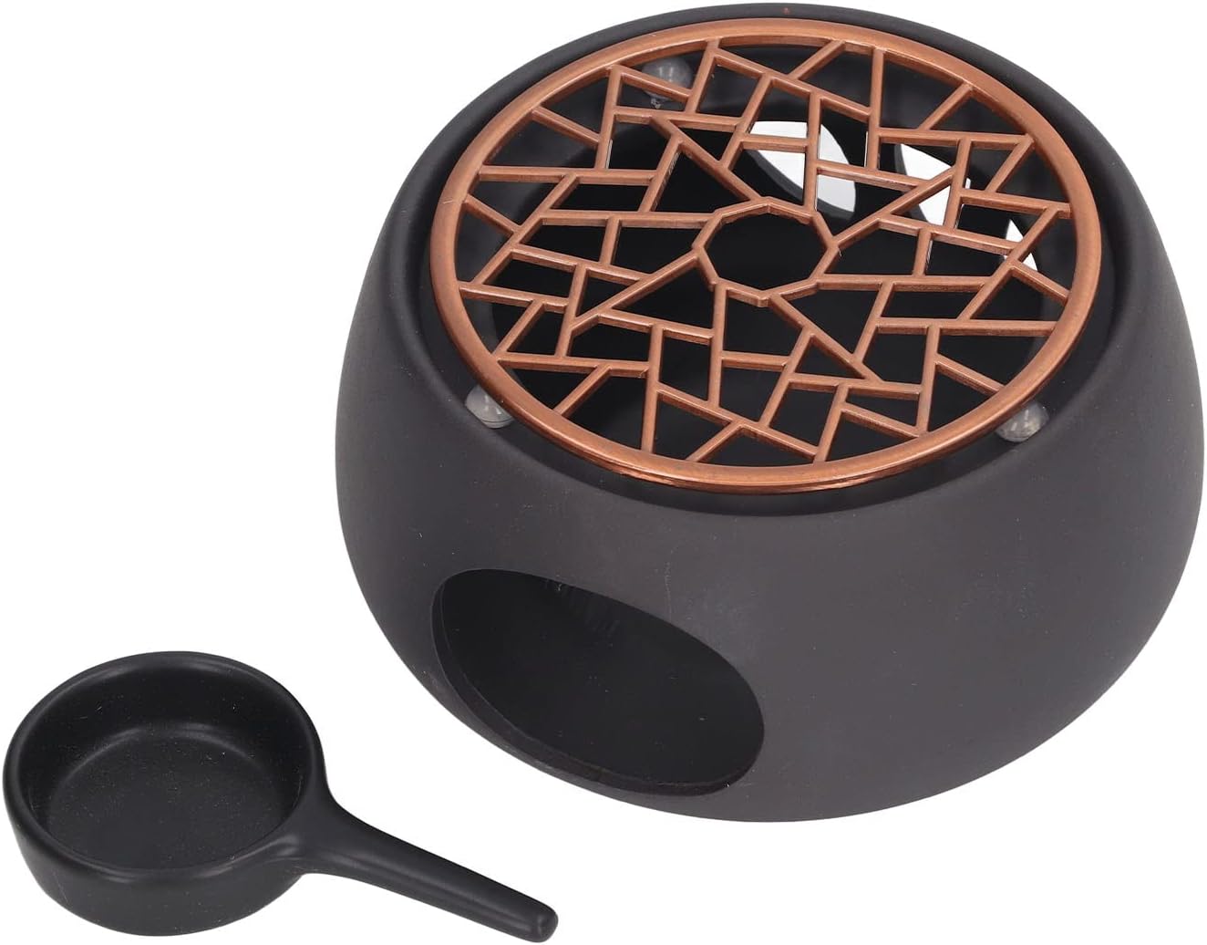 Teapot Warmer with Base, Ceramic Candle Warmer, Tea, Coffee and Milk Lamp Warmer, Teapot Warmer for Home, Office(1#)