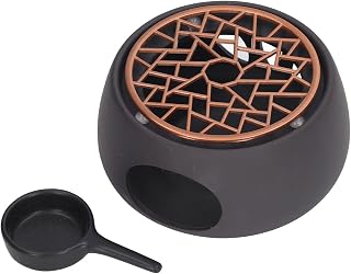 Teapot Warmer with Base, Ceramic Candle Warmer, Tea, Coffee and Milk Lamp Warmer, Teapot Warmer for Home, Office(1#)