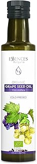 Essences Bulgaria Organic Grape Seed Oil 8.5 Fl Oz | 250ml | 100% Natural Cold-Pressed Oil | Extra Premium Quality | Excellent Taste | Dips | Salads | No Additives or Preservatives | Non-GMO | Vegan
