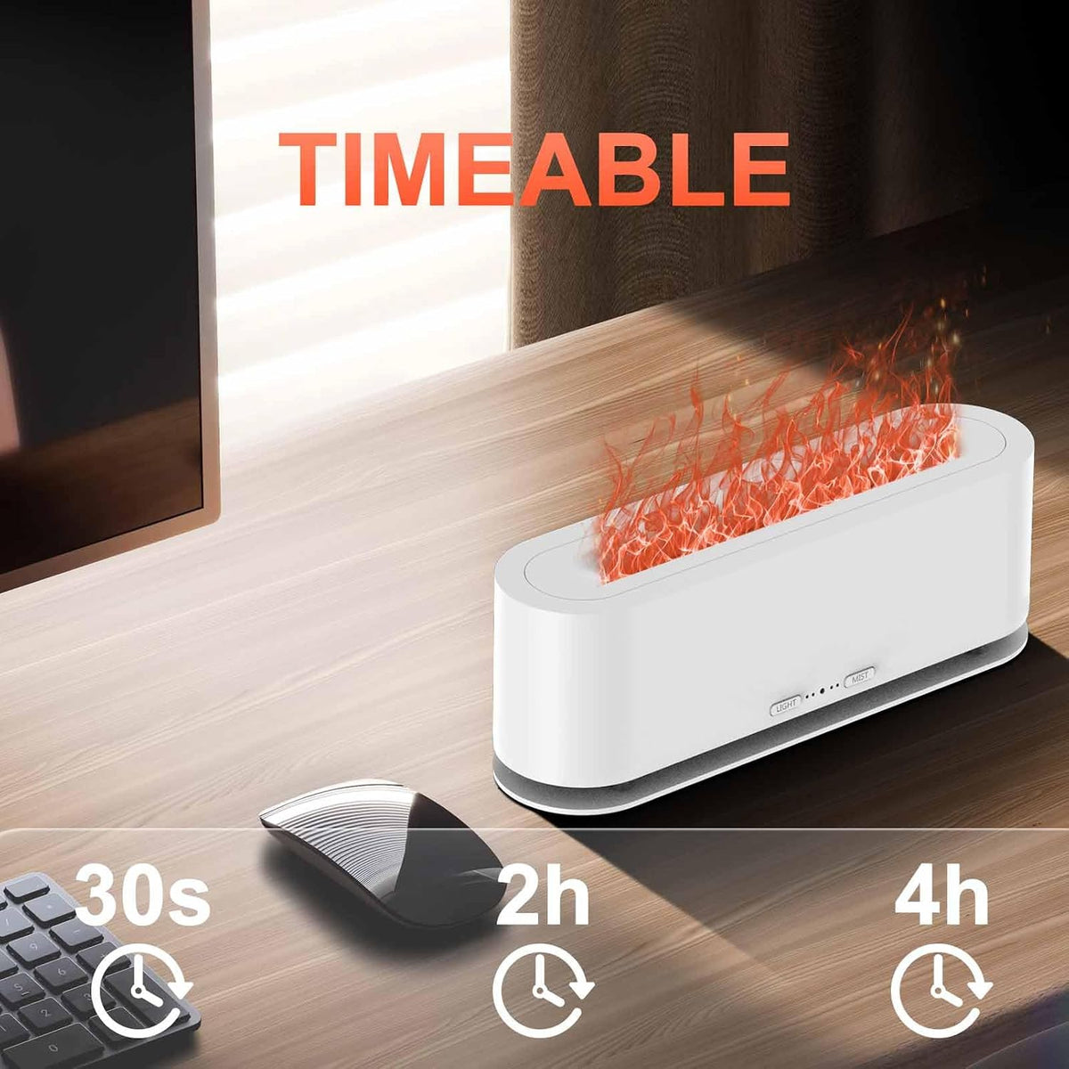 Upgraded Flame Fire Diffuser Humidifier