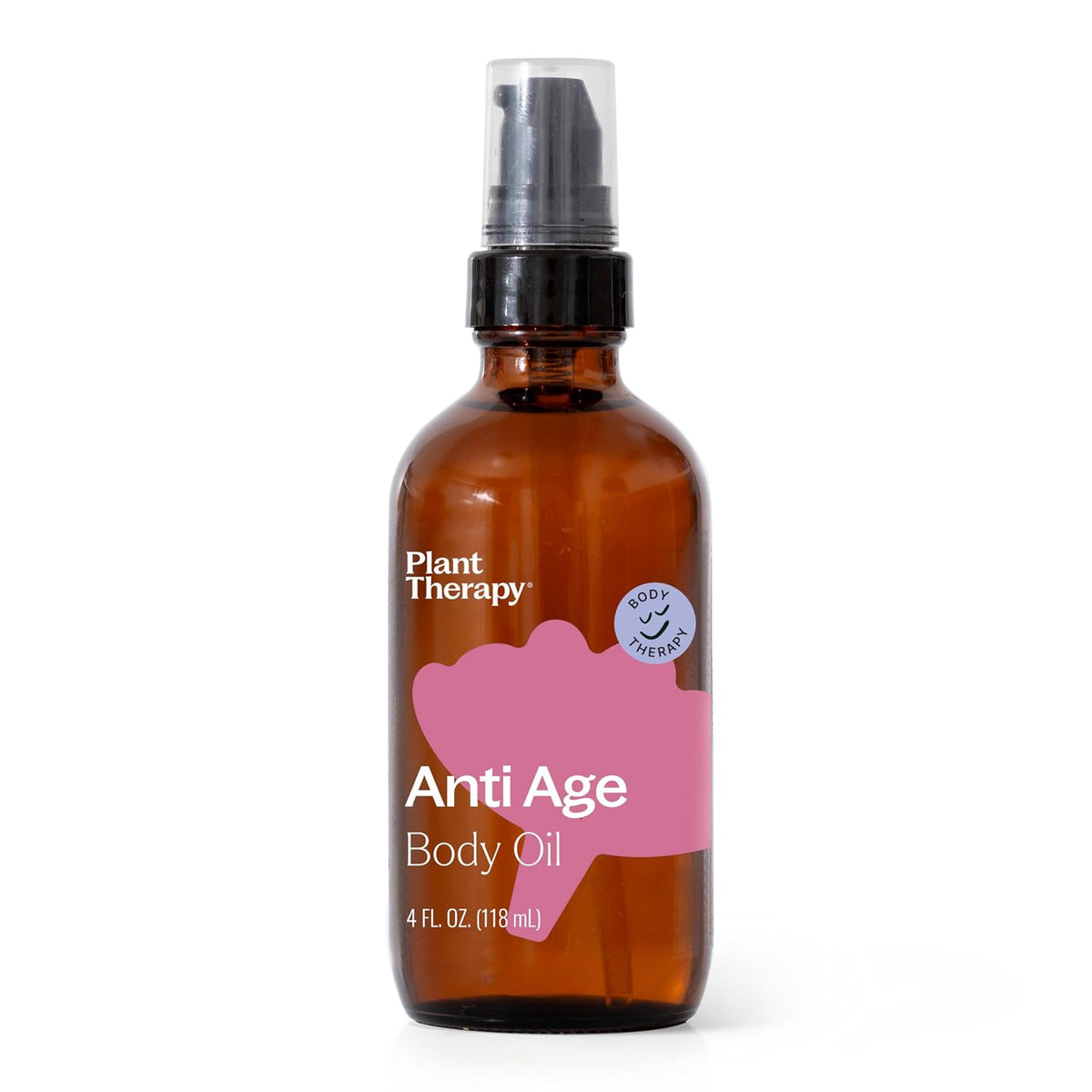Plant Therapy Anti Age Body Oil 4 oz Locks in Moisture for Supple