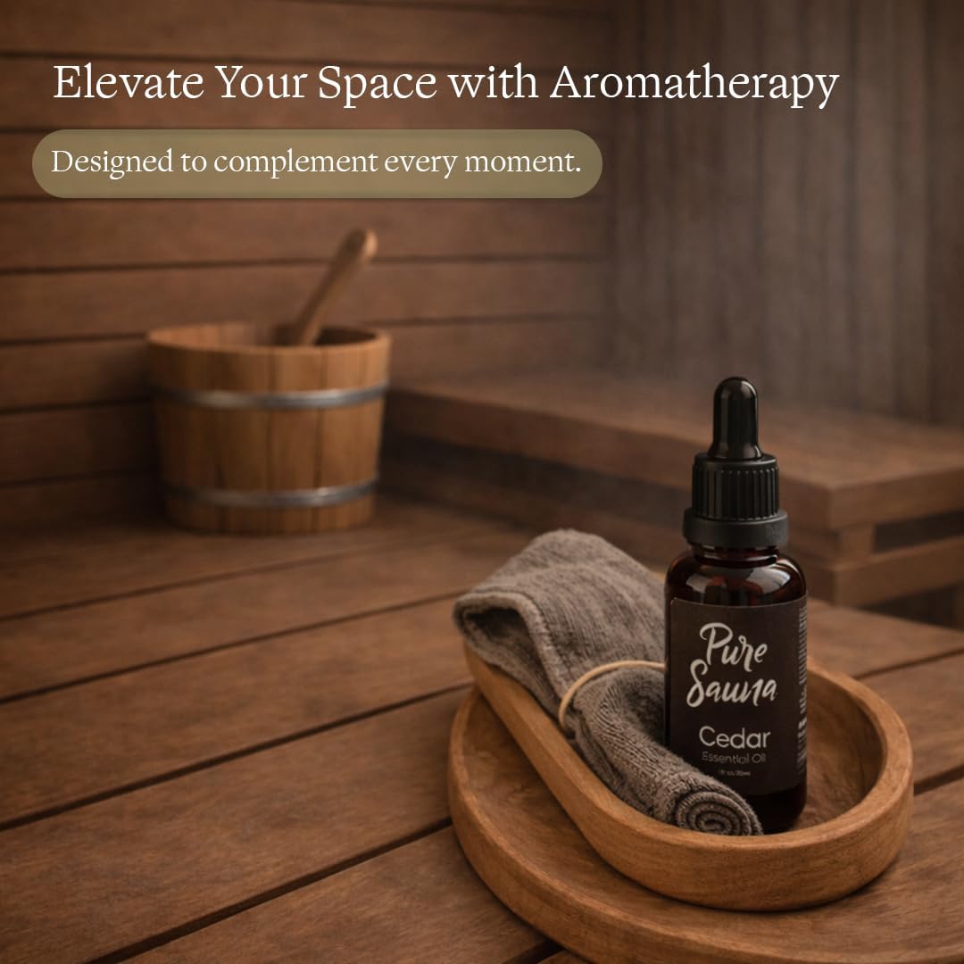 Cedarwood Essential Oil - 100% Pure Cedrus Atlantica for Diffuser & - Warm Woody Scent (1 fl oz / 30 ml)