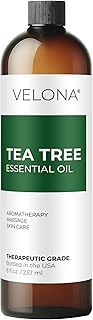 Tea Tree Essential Oil by Velona - 8 Fl Oz | Therapeutic Grade for Aromatherapy Diffuser Undiluted