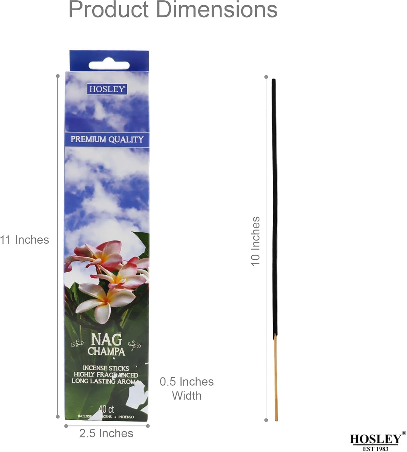 Hosley 120 Pack Incense Sticks + Bonus 120 Pack (Total 240) – Patchouli, Nag Champa, Myrrh & 3 Random Grab Bags – Bulk Pack Perfect for Home, Meditation & Aromatherapy