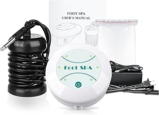 Foot Detox Machine, Portable Ionic Foot Bath Detox Machine, Ion Foot Spa Cleanser for Home Travelling USE with 10 Liners