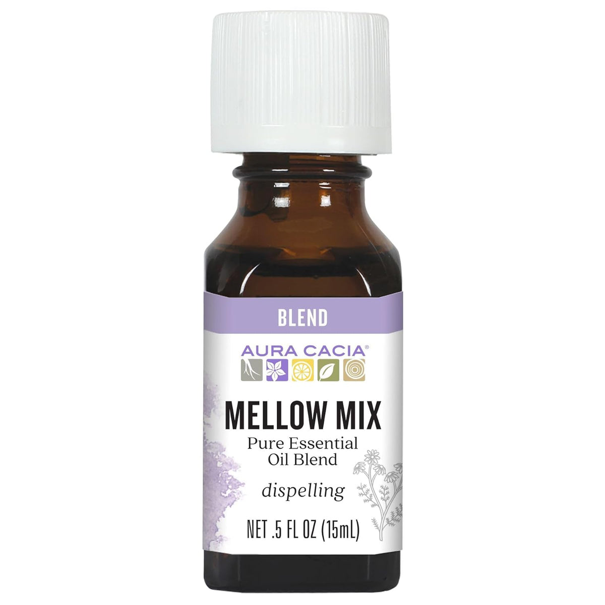 Aura Cacia Mellow Mix Essential Oil Blend
