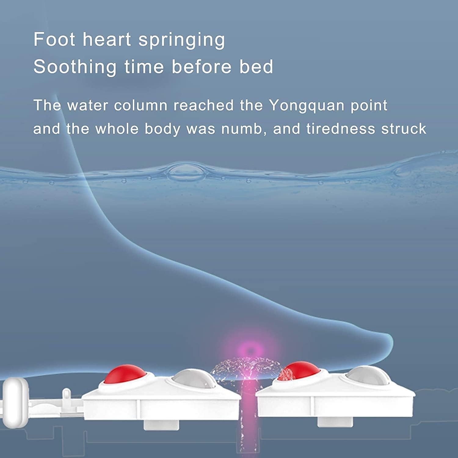 Foot Spa Foot Bath Massager with Heat Bubbles Pumice Stone Medicine Box Digital Temperature Control Red Light 14 Ergonomic Massage Rollers and Acupressure Massage Points Fatigue Rel
