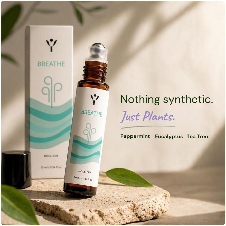 Peppermint Oil Roll On with Eucalyptus &amp; Tea Tree – Essential Oil Roller