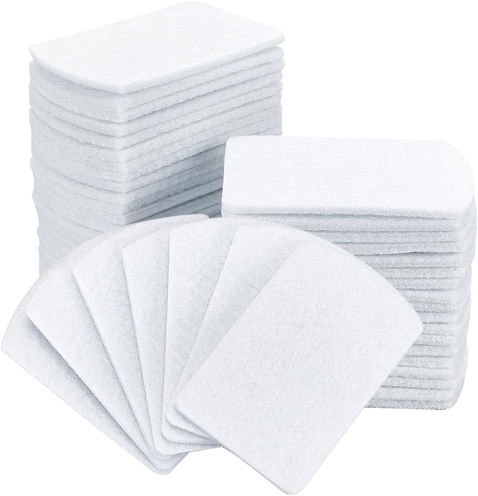 PH PandaHall 50pcs Unscented Refill Pad Aroma Pads 7x4.5cm/ 2.8x1.8" Essential Oil Diffuser Pad Rectangle Replacement Perfume Pads for Humidifier Air Purifier Locket Scent Ball Plug-in Diffuser
