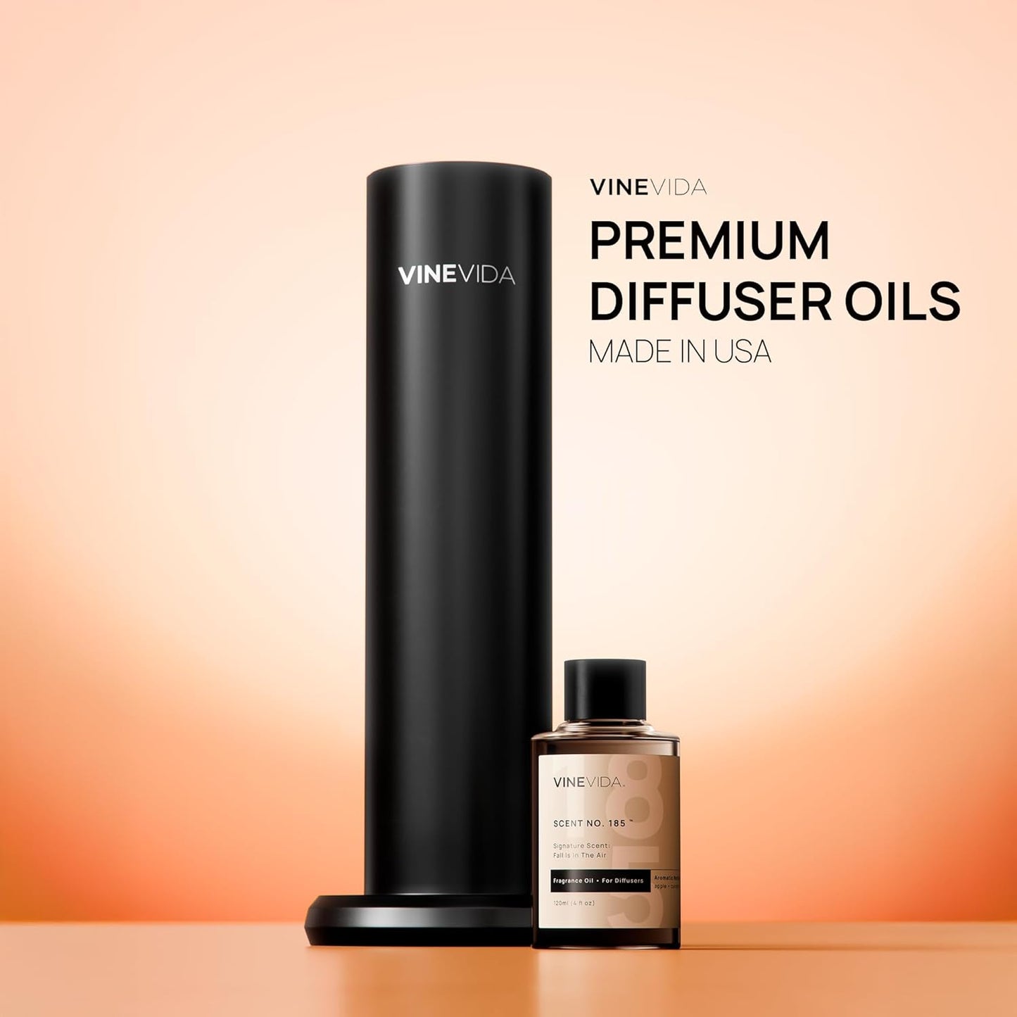 VINEVIDA [4 Fl Oz] Scent NO. 1300 Fragrance Oil for Cold Air Diffusers, Aromatic Notes of Jasmine Musk Woody, Essential Oils for Diffuser Oil Refill & Air Freshener Room Spray
