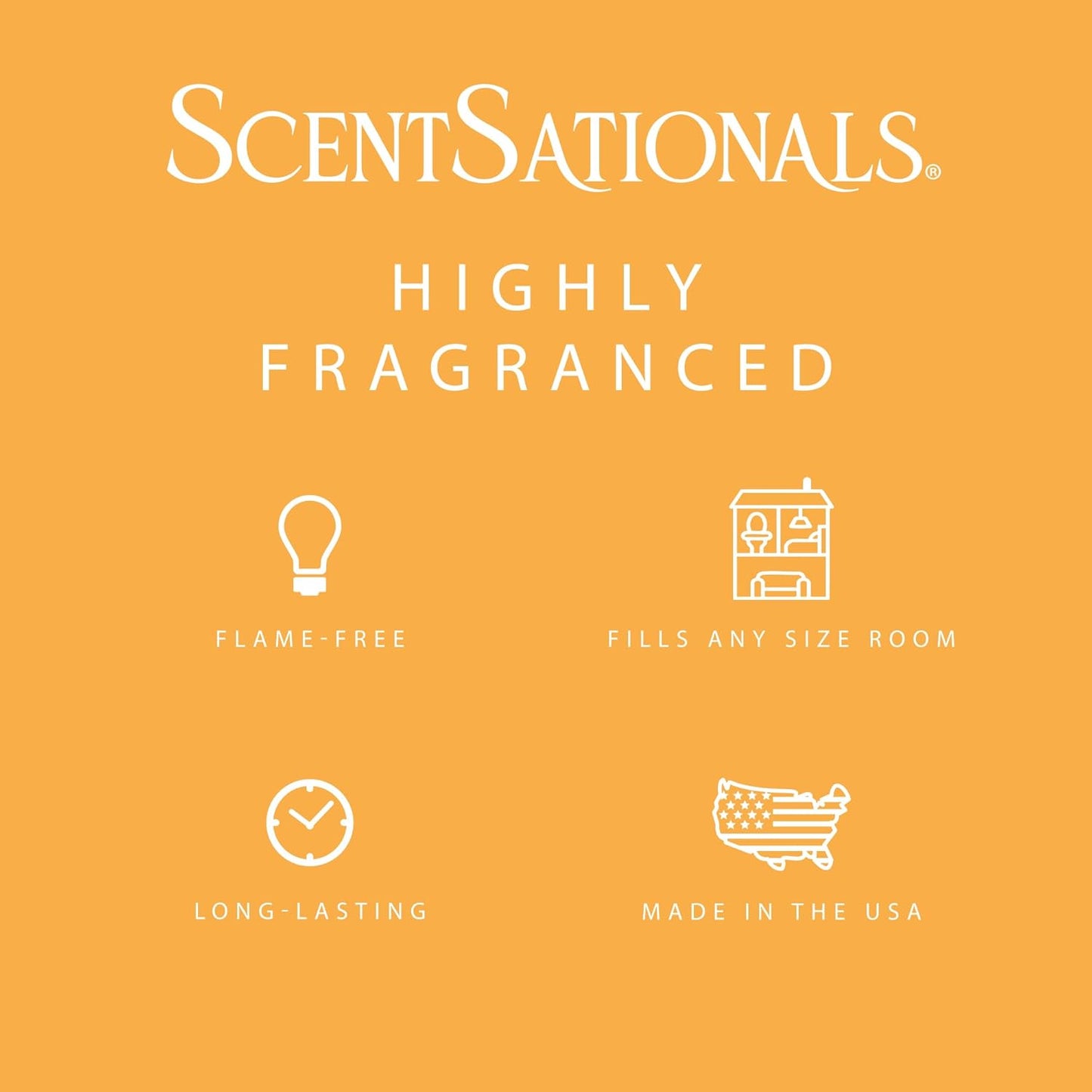 ScentSationals Honeysuckle Nectar Scented Wax Melts - Honeysuckle, Green Vines, & Orange Blossom, 10oz (24 Cubes)