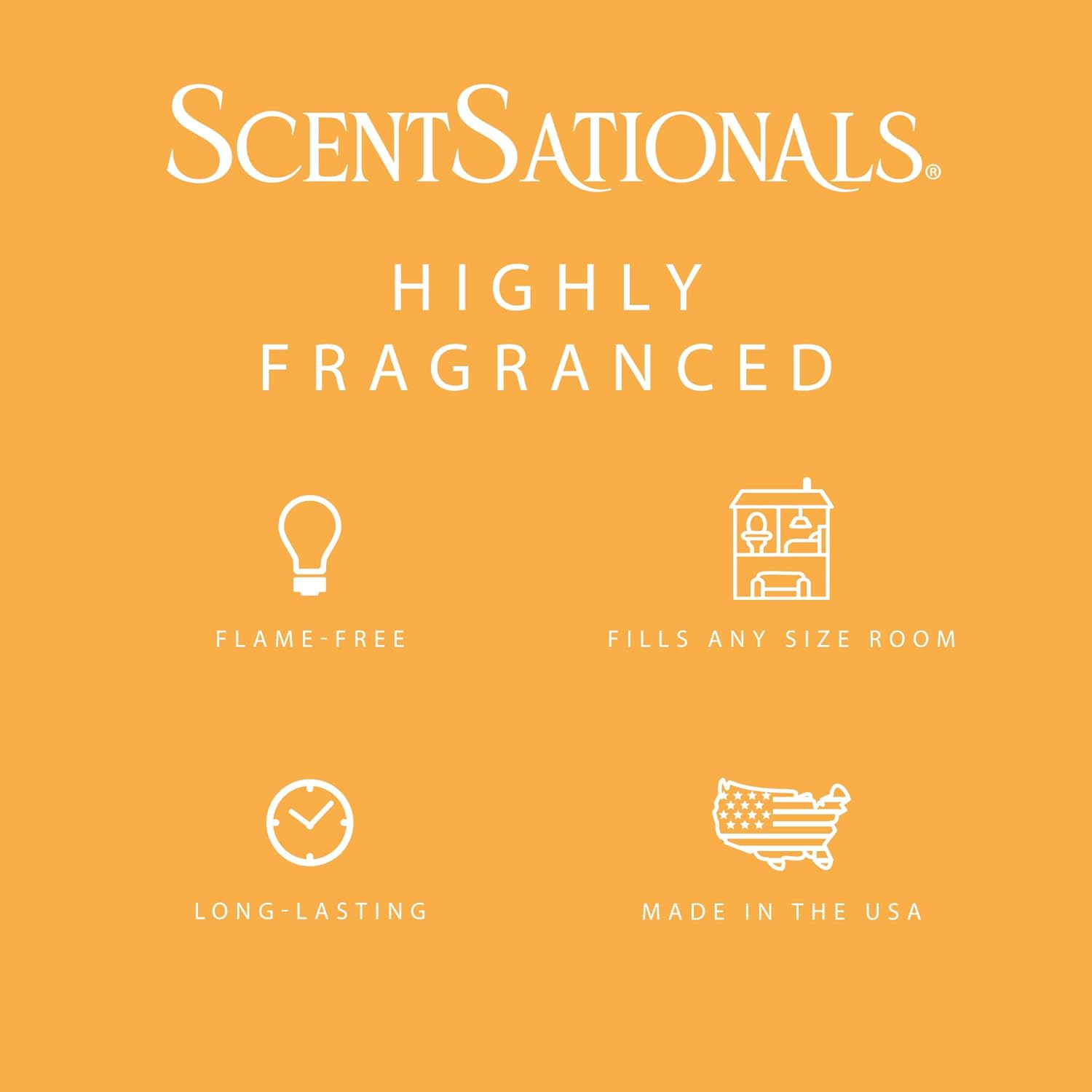 ScentSationals Honeysuckle Nectar Scented Wax Melts - Honeysuckle, Green Vines, & Orange Blossom, 10oz (24 Cubes)