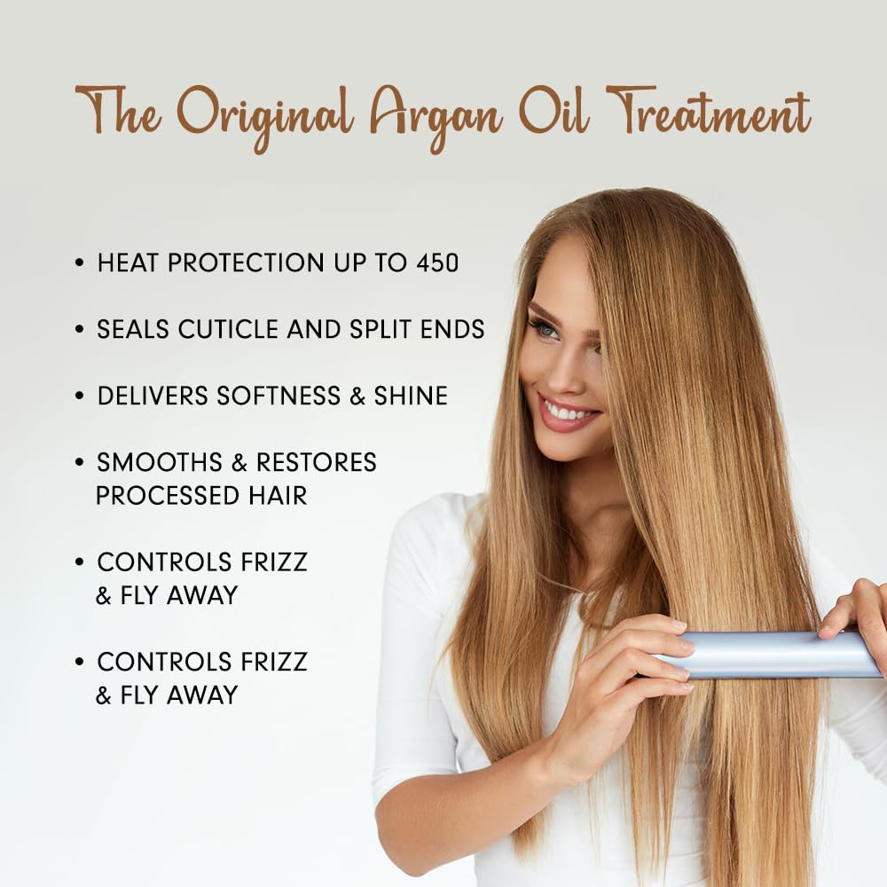 DermOrganic Original Argan Oil Leave-In Hair Treatment 4 oz (2 pack)