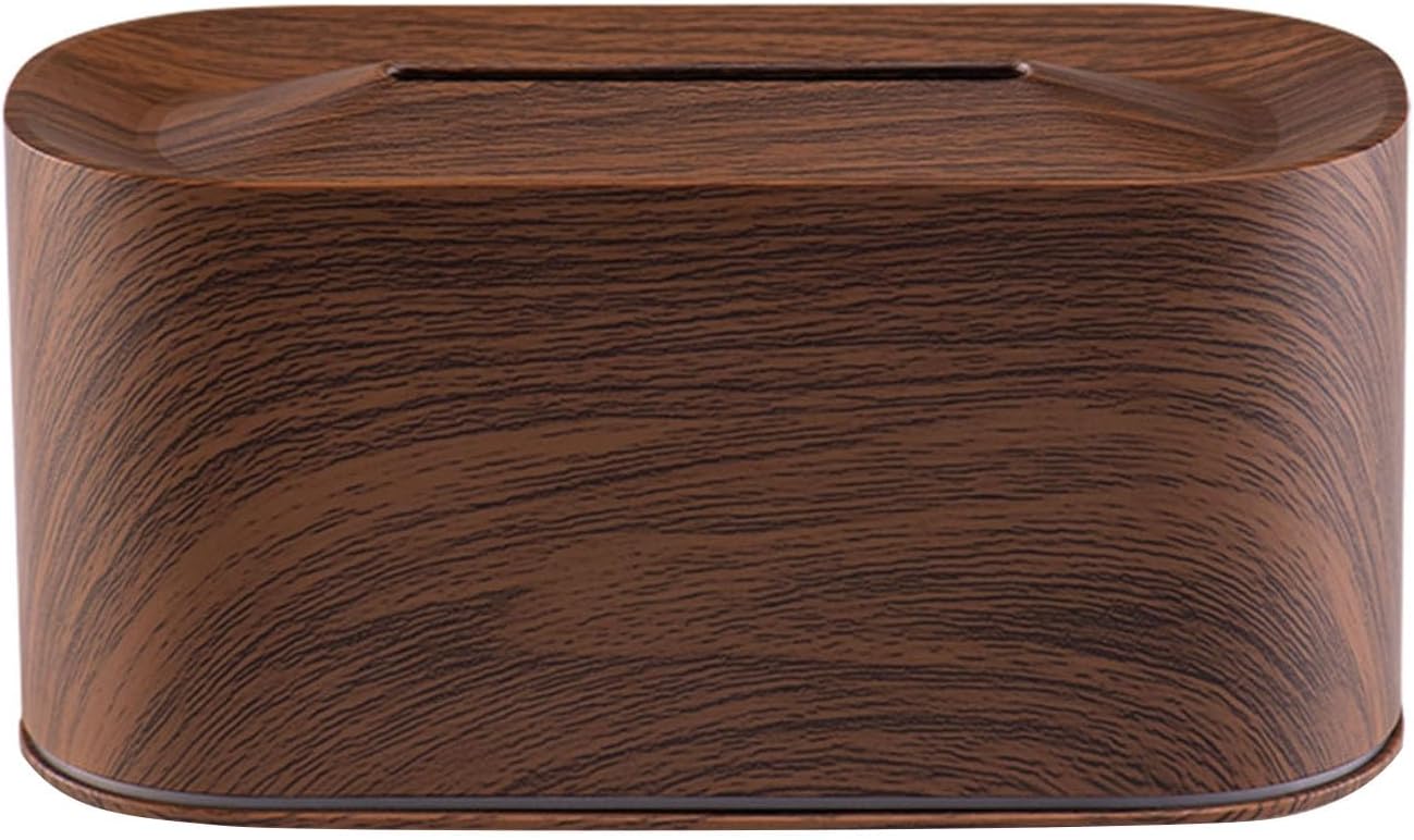 Luqeeg Essential Oil Diffuser, 220ml Aromatherapy Diffuser with 7 Color Changing Lights and Effect, Ultrasonic Humidifier for Home Office Bedroom (Dark Wood Grain)