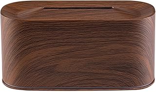 Generic Essential Oil Diffuser, 220ml Ultrasonic Aromatherapy Diffuser, 7 Color Light Humidifier with Dark Wood Grain, Ideal for Home, Office & Bedroom (Dark Wood Grain)