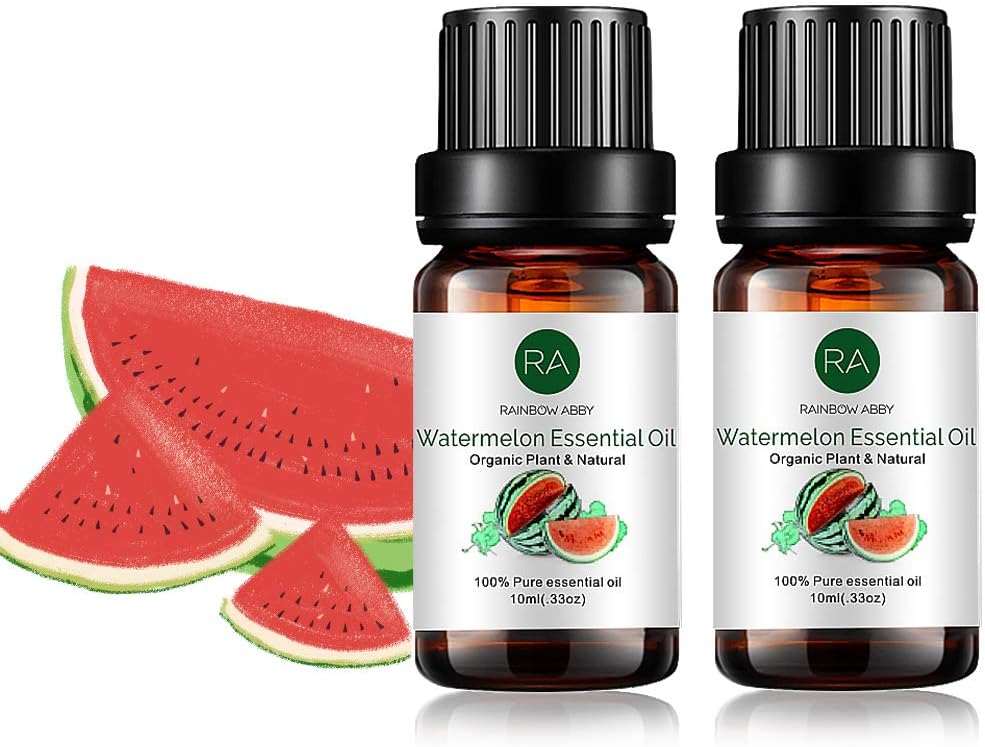 2-Pack Watermelon Essential Oil, Pure, Undiluted, Therapeutic Grade Watermelon Oil - 2x10 mL