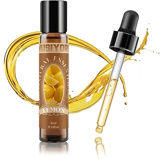 Lemon Essential Oil 10ML - 100% Pure and Natural Therapeutic Grade Oils for Aromatherapy Diffuser - 0.34 Fl Oz/Lemon