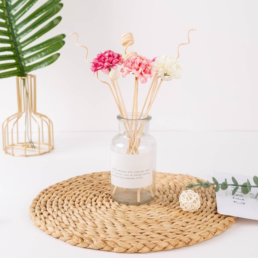 10 Pcs Reed Diffuser Stick, Rattan Flower Reed Fragrance Diffuser Set, Fragrance Diffuser Replacement Rattan Sticks Home Decor