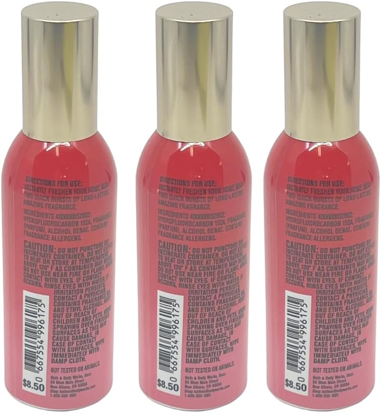 Bath & Body Works Japanese Cherry Blossom Concentrated Room Spray 1.5oz each - Pack of 3