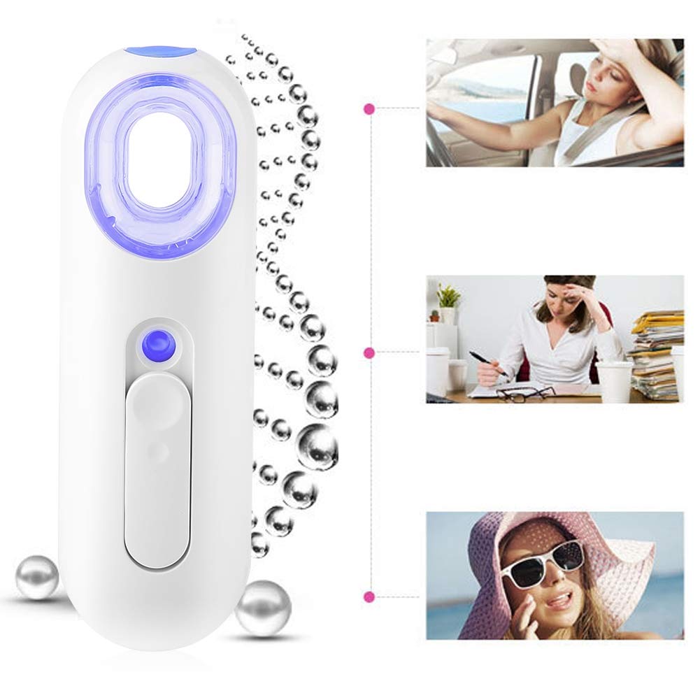Nano Facial Mister, 25Ml Mist Sprayer, Portable Nano Atomization Machine Handy Mist Spray Facial Steamer Nebulizer Face Moisturizing for Hydrating Face Dry