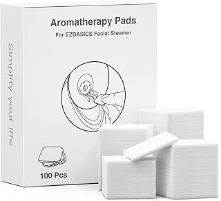 EZBASICS Aromatherapy Pads for Facial Steamer 100 Pcs