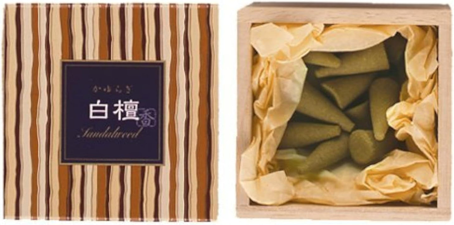 nippon kodo Kayuragi - Sandalwood 12 Cones, Japanese Quality Incense