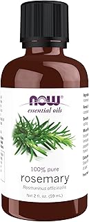 NOW Essential Oils, Rosemary Oil, Purifying Aromatherapy Scent, Steam Distilled, 100% Pure, Vegan, Child Resistant Cap, 2-Ounce