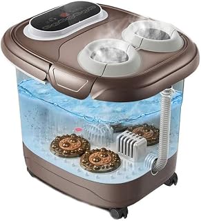 Foot Tub Automatic Footbath Electric Massage Fumigation Heating Bath Soaking Feet Deep Barrel