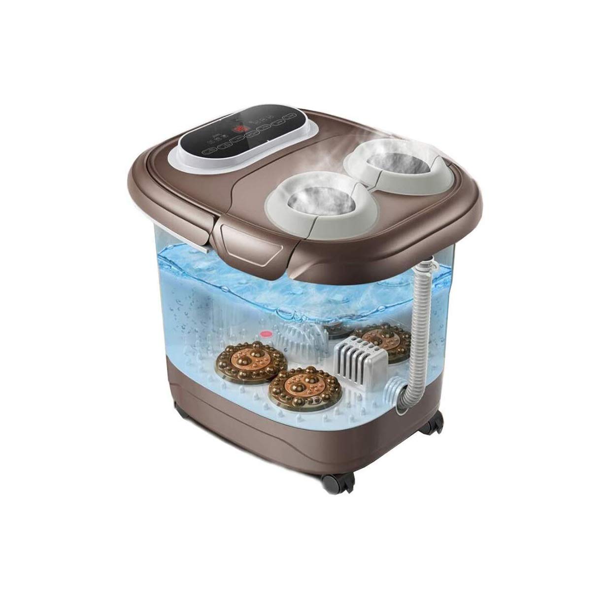 Foot Tub Automatic Footbath Electric Massage Fumigation Heating Bath Soaking Feet Deep Barrel