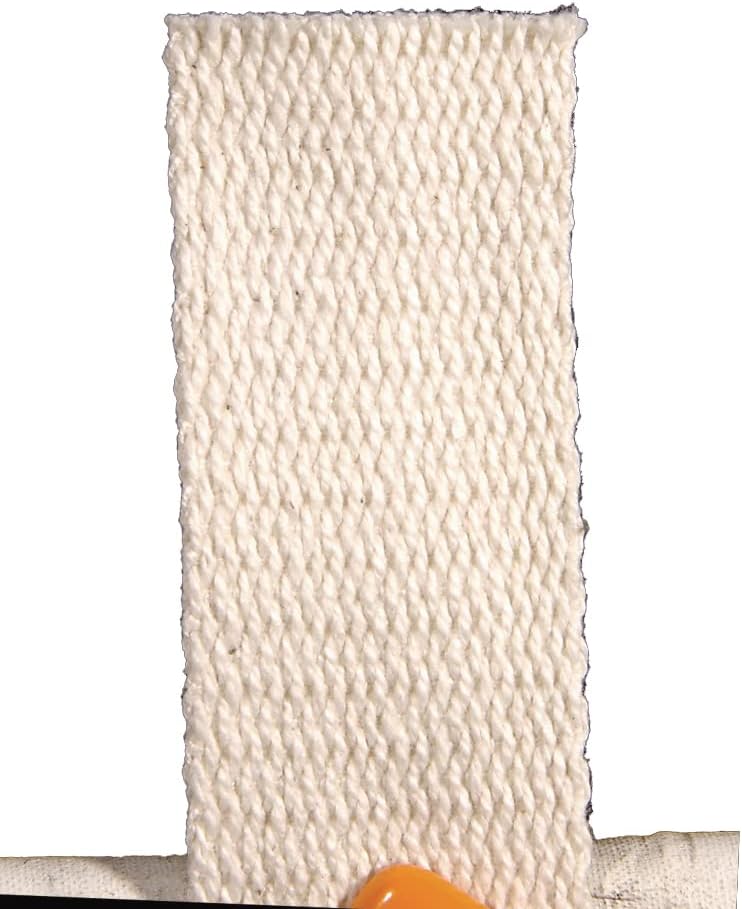 B&P Lamp® 1 1/2" x 8" Long Wick for No. 3 Burners #3 Wick, 100% Cotton, Flat
