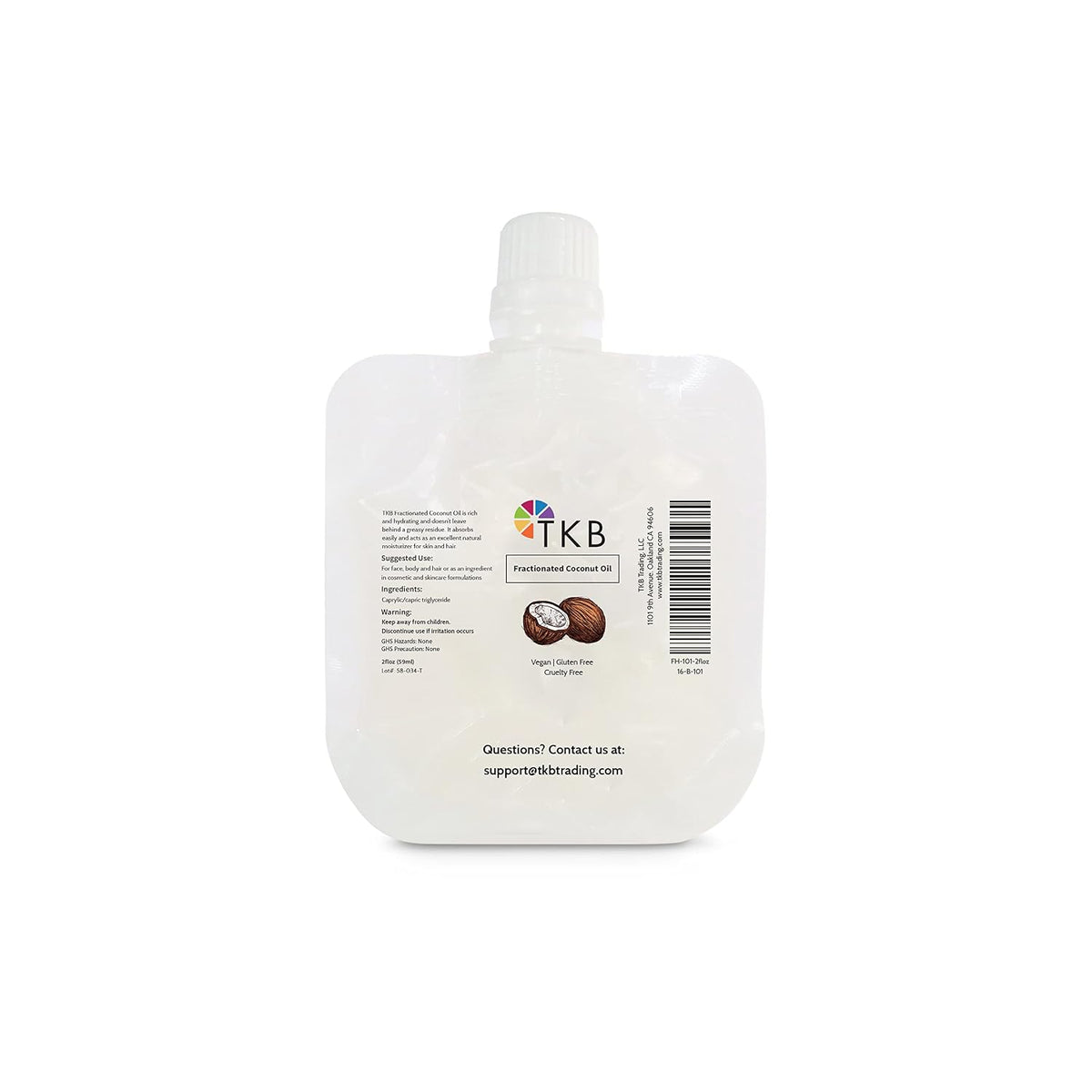 TKB Fractionated Coconut Oil| Pure Coconut Oil for Skin