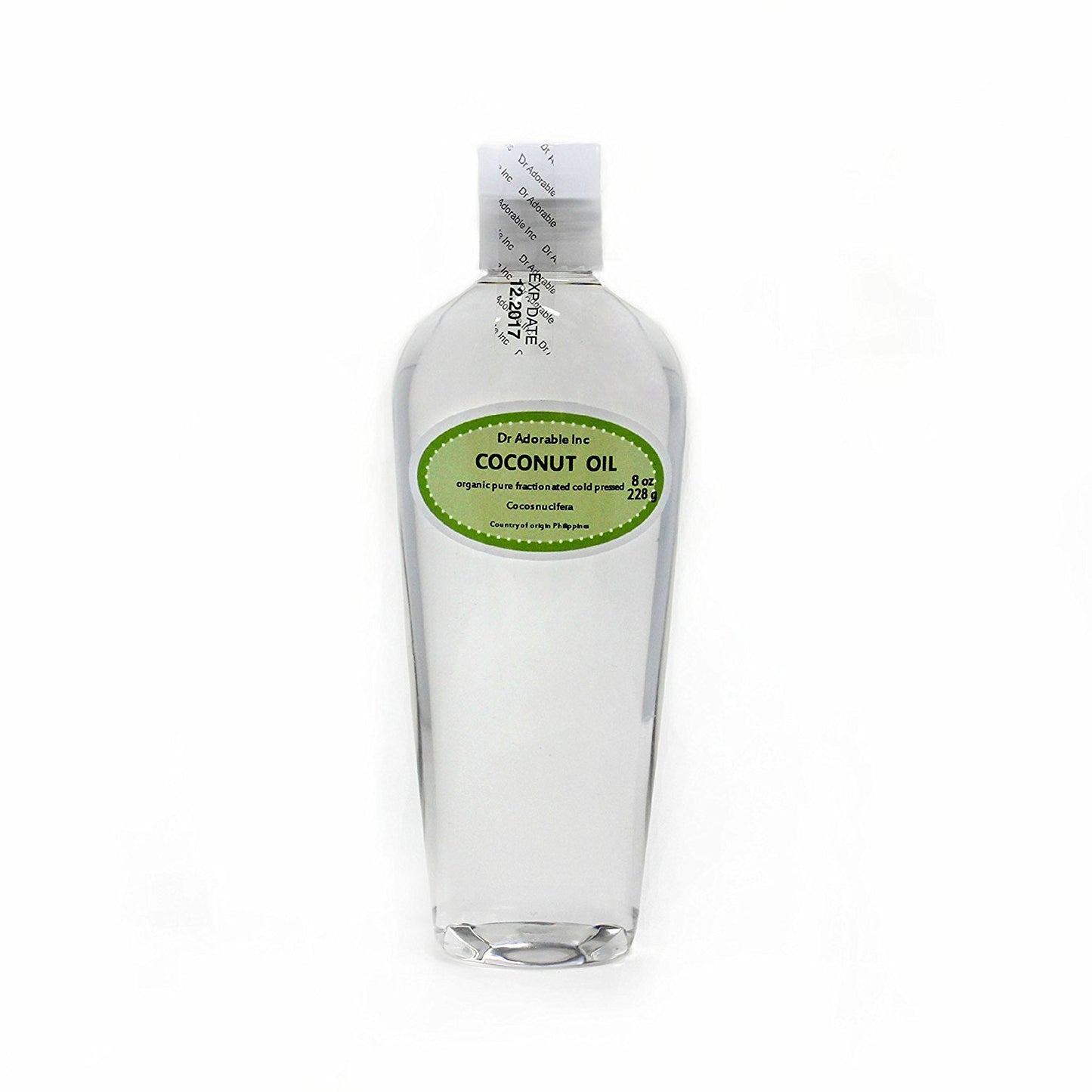 Dr Adorable - 8 oz - Fractionated Coconut Oil - 100% Pure Natural Organic