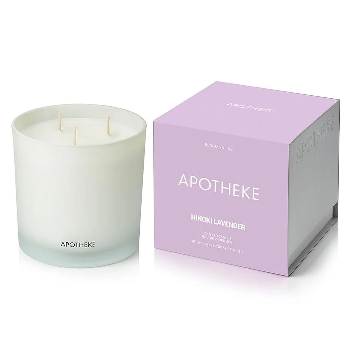 Apotheke 3-Wick Scented Candles for Home