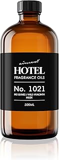 AirScent Hotel Diffuser Oil No. 1021 - Fig Leaves Hyacinth Sandalwood - Hotel Scent Dupe - Premium Fragrance Oil for Ultrasonic and Waterless Diffusers and Crafting - 500 mL, 16.9 fl oz Glass Bottle