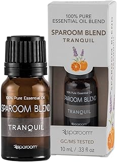 SpaRoom Aromatherapy 100% Pure Undiluted Essential Oil, Tranquil Blend, 10 mL