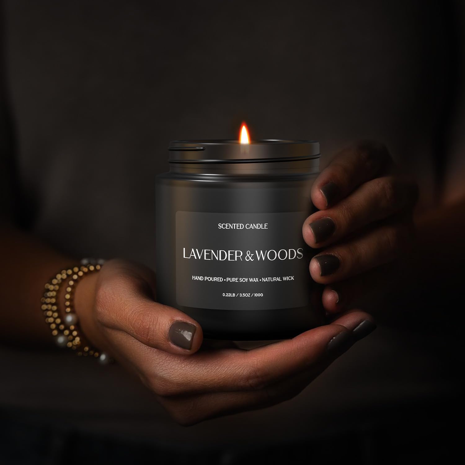 Scented Candles for Men, Soy Candles for Home Scented, Candle Gifts for Men, 2 Pack Aromatherapy Candle Gift Set for Relaxing, Stress Relief & Home Decor