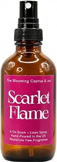 Home | Linen | Room Spray - Air Freshener - Odor Eliminator - Car Air Freshener - Fabric Refresher - Mist Hand Poured - Made in USA – (Scarlet Flame)