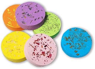 Shower Tablets Aromatherapy Shower Tablets, Aromatherapy Bath Salt Tablets to Control Oil and Exfoliate and Moisturise The Skin Shower Vapor Tablets Shower Steamers for Sinus Relief