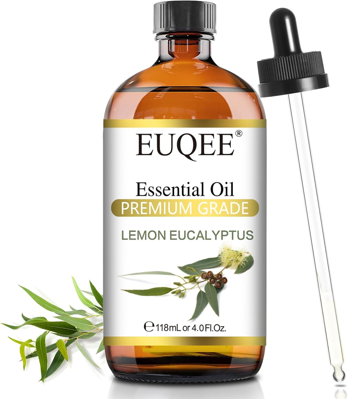 EUQEE Lemon Eucalyptus Essential Oil for Spray 118ml / 4 Fl.Oz